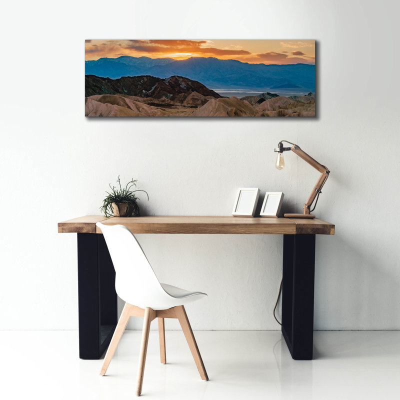  «Mort Valley Gold Sunset» par Epic Portfolio, art mural 60 po x 20 po
