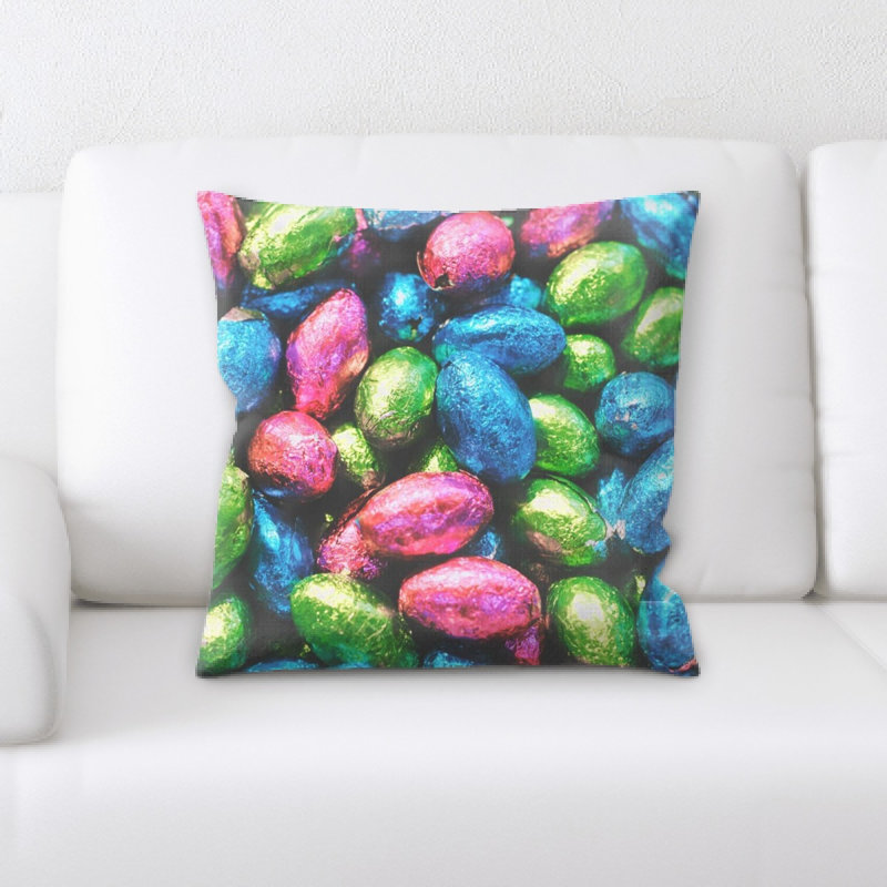 Microsuede Reversible Throw Pillow