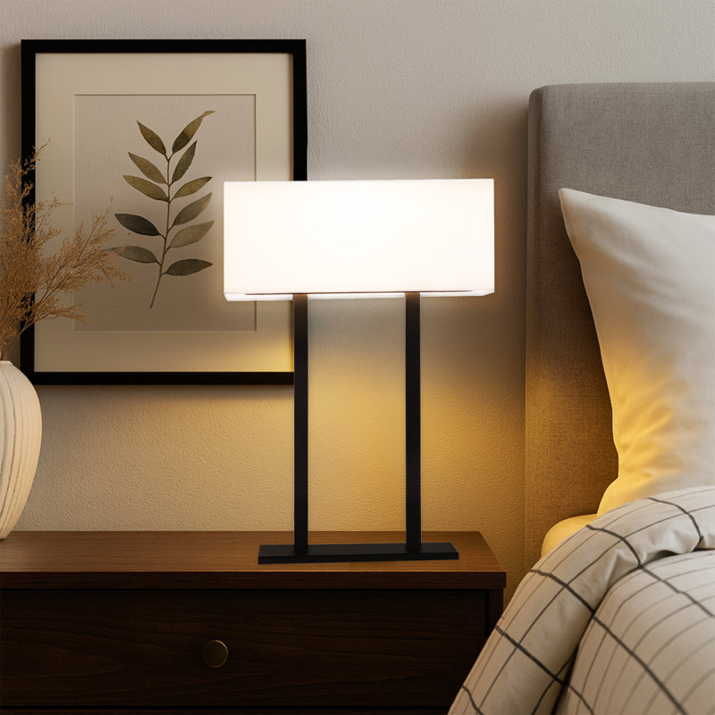 Lampe de table 20 po, Blanc