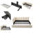 Upholstered Bed Daybed With Pull-Out Bed-1298321762