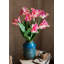Silk Flame Flower Tulip Spray-1263806476