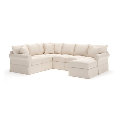 Amari 3 - Piece Slipcovered Sectional