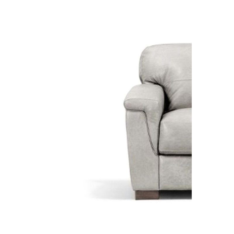 Méridienne en cuir beige - expérience de confort. 220 lb supportés. Siège d'une profondeur de 22 po, profondeur de 40 po. Fabriqué avec précision. Construisez des composants en bois luxueux et confortables. Capacité de poids. 37 po de largeur.