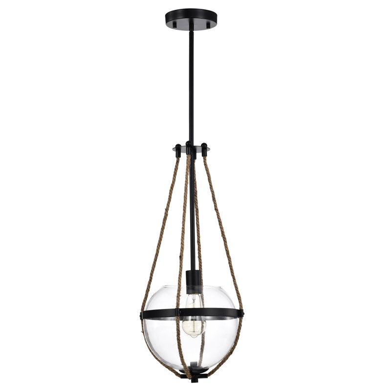 Luminaire suspendu sphérique 1 lumière Queenscliff