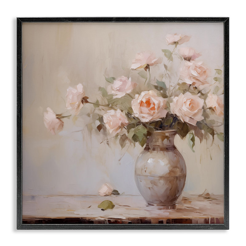 Giclée romantique encadrée, design par Arlington Prints, Giclée encadrée noir minuit, H 12 po x l 12 po