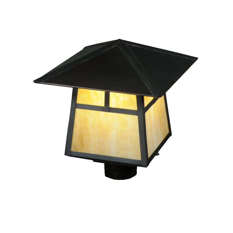 Tête de lanterne brune 1 lumière H 1 po Craftsman