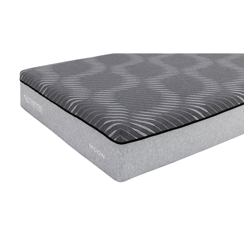 Très grand matelas très grand de 12 pouces avec ressorts ensachés, mousse à mémoire de forme, mousse et housse de protection souple, roulé à la mode