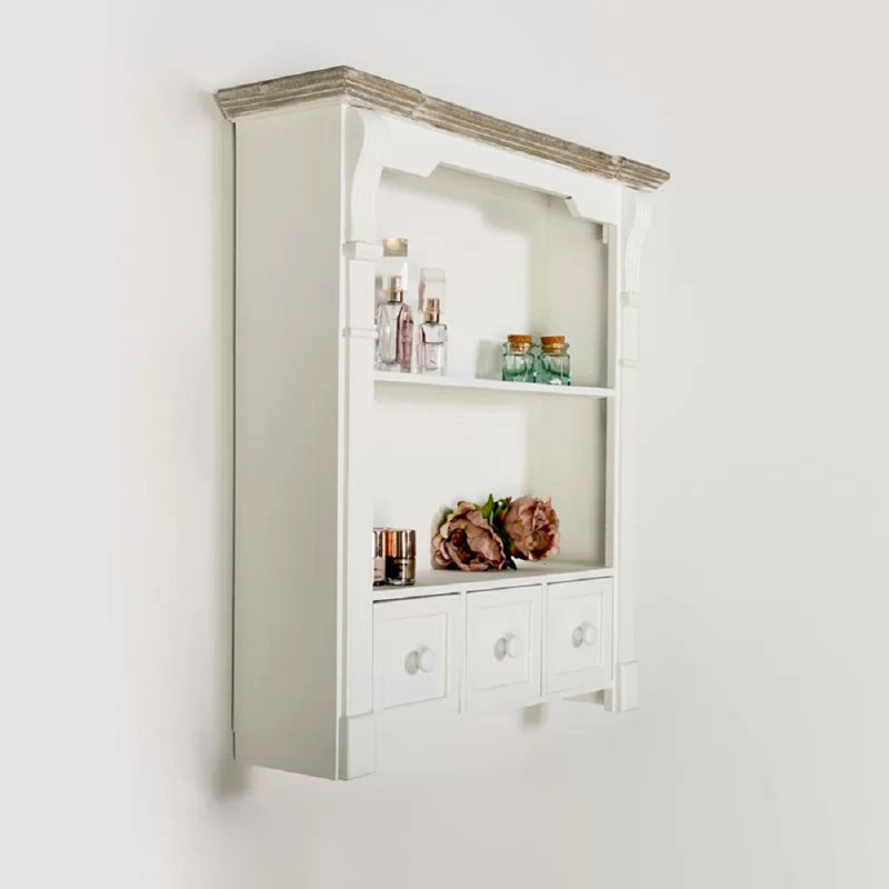 Climax 2 Piece Solid Wood Accent Shelf