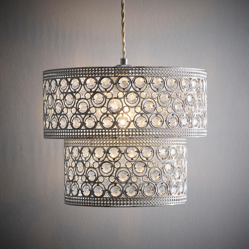Allyssa 1 - Light Chrome Pendant