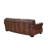 Capri 100% Top Grain Waxy Pull-Up Leather Sofa with Tufted Back & Nailhead Trim