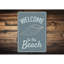 Panneau «Welcome to the Beach»-1551366236