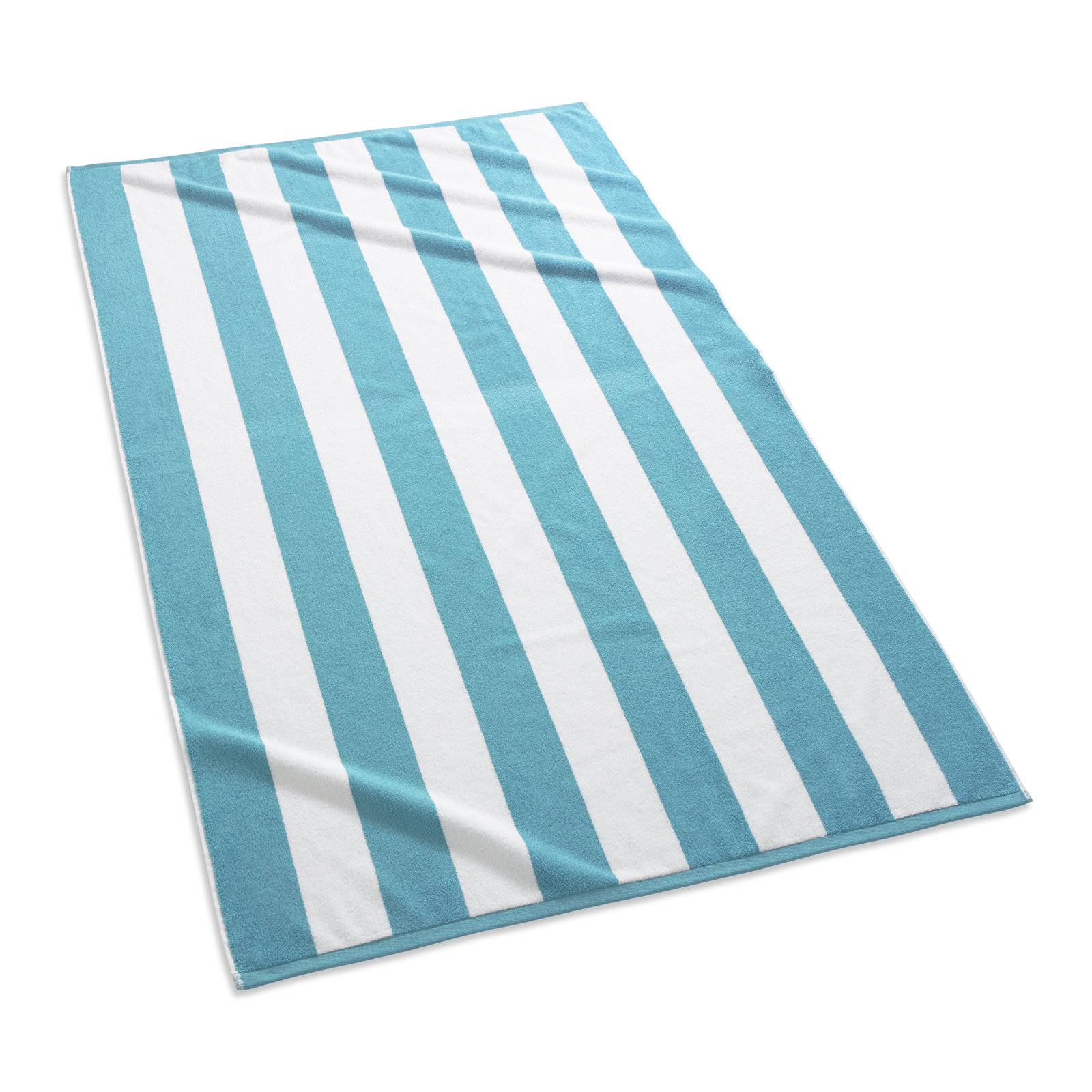 Mendel Cotton Beach Towel, Aqua