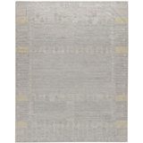 Area Rug in Silver/Oatmeal