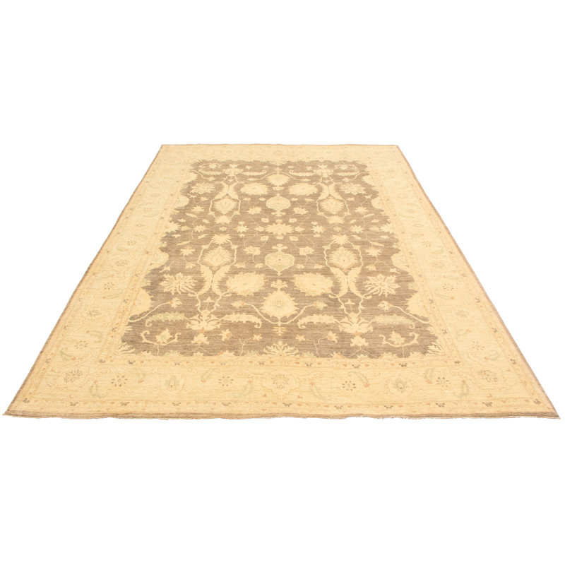 Iwar One-of-a-Kind 9'11" X 13'5" 2010s Wool Area Rug in Ivory