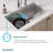 Crosstown 36" L x 20" W Double Basin Farmhouse Kitchen Sink