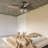 52"W Isabella 5 - Blade Ceiling Fan with Woven Rope Shade