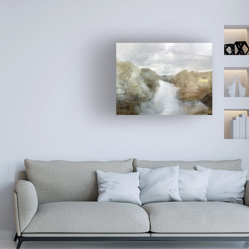 Rivière sur toile