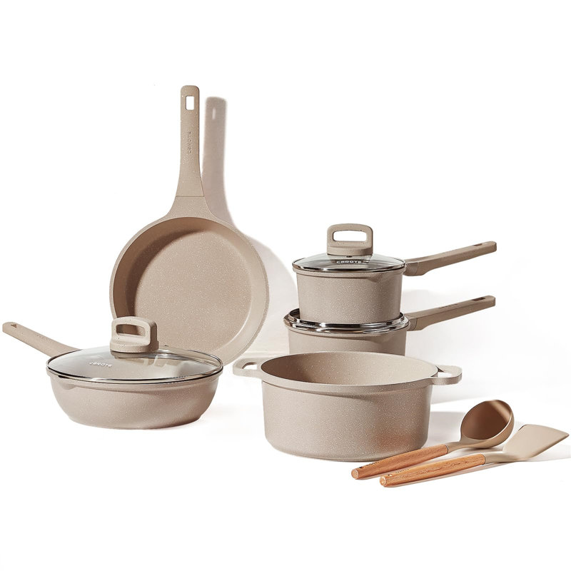 Nawara 10 - Piece Granite Cookware Set