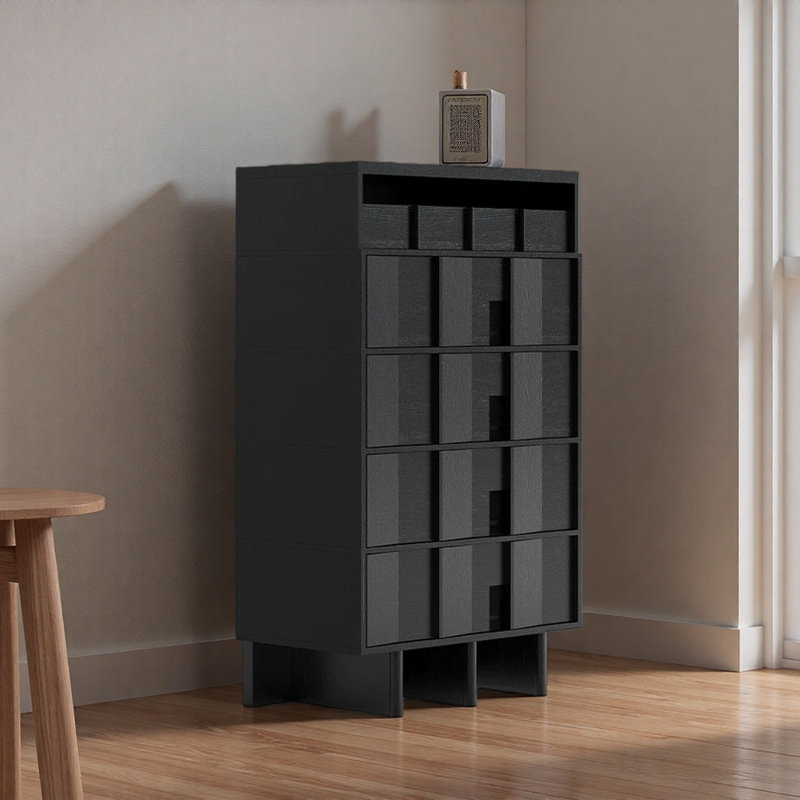 Buffet multi-tiroirs Home, Noir