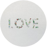 Vegan Leather Round Placemats