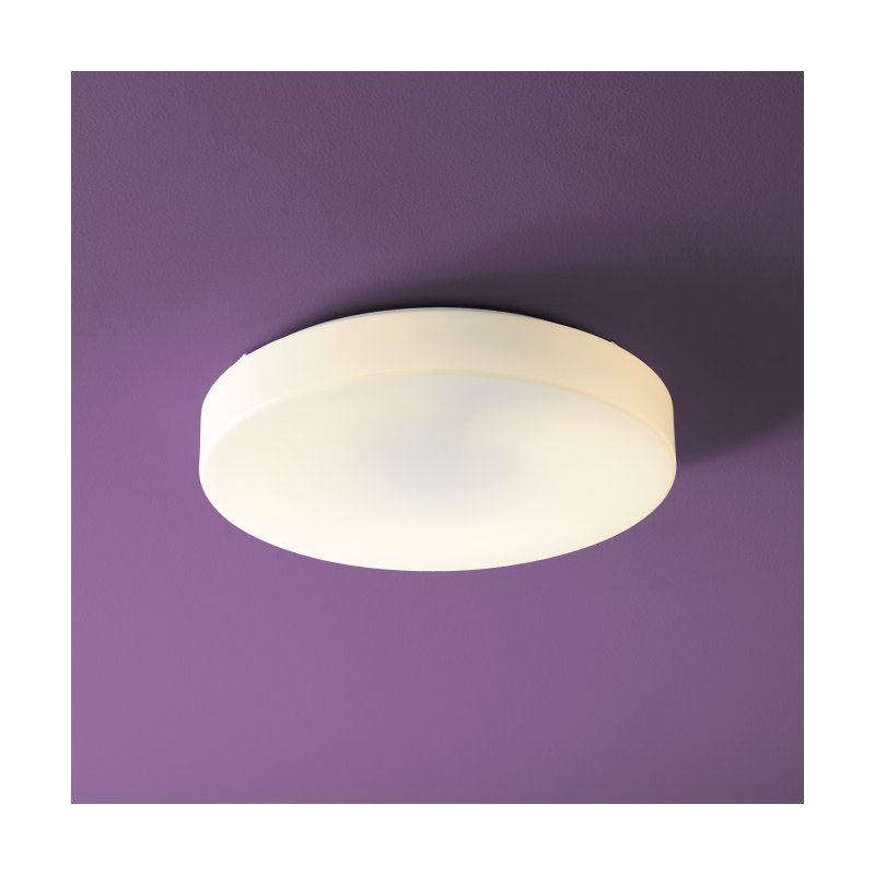 Plafonnier encastré cylindrique simple à 2 lumières 14 po Garrot