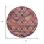 Tapis intérieur lavable rond 8 pi Aztec