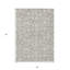 Tapis d'intérieur lavable géométrique brun 5 pi x 8 pi