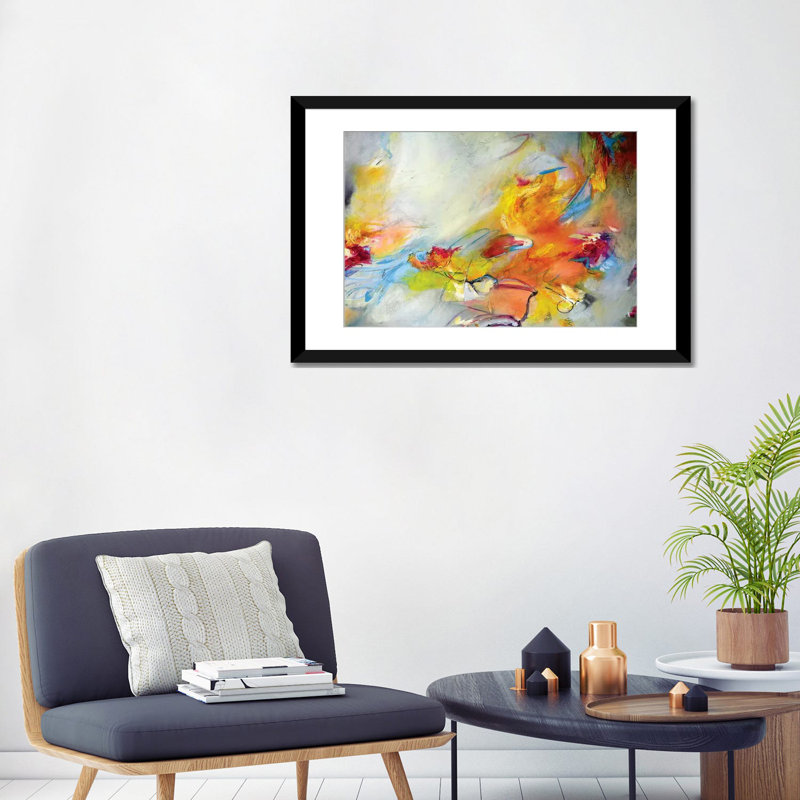 « abismo de color i », impression sur toile, H 18 po x l 26 po x P 1,5 po, Toile avec cadre noir
