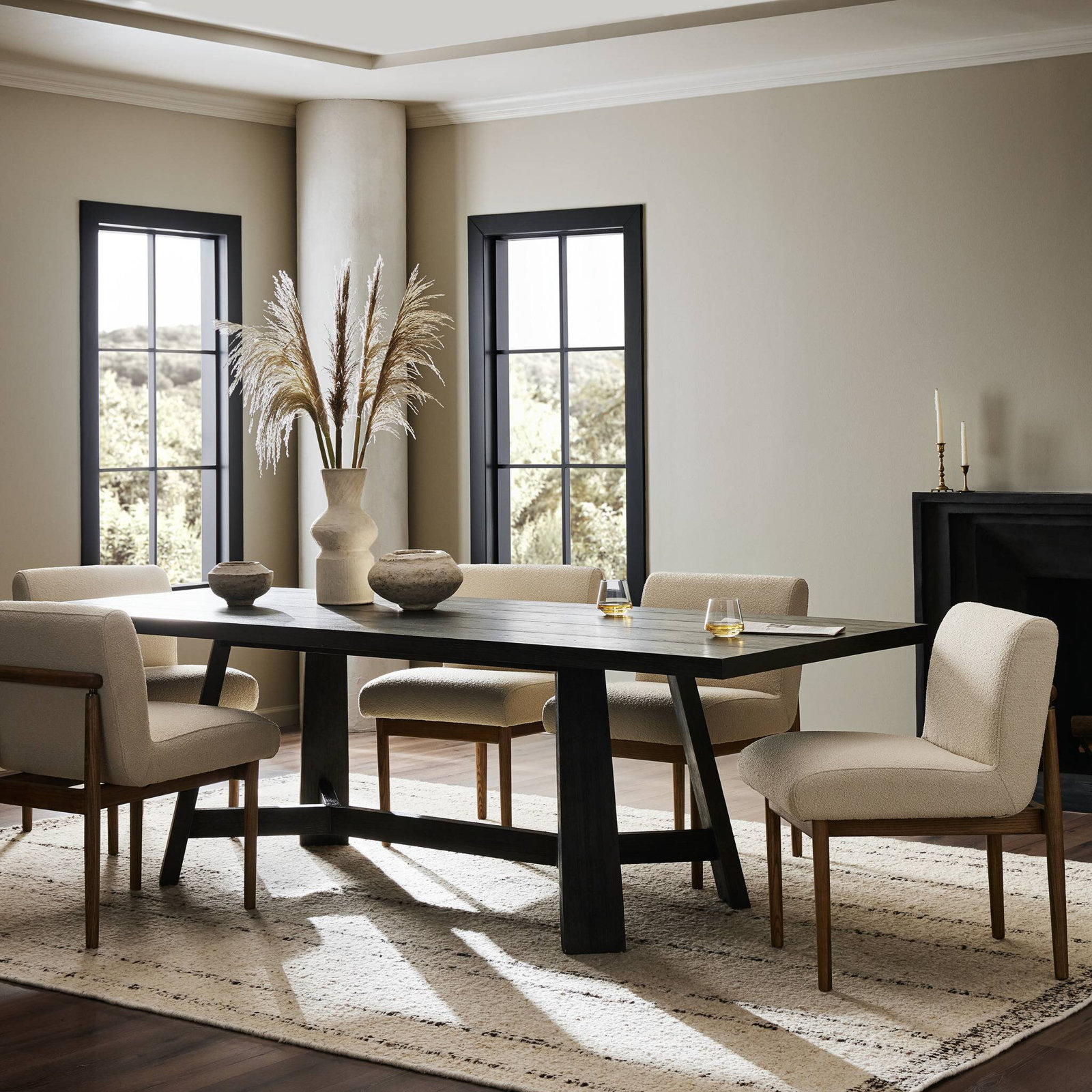Munich Dining Table, Black