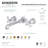 Kingston Brass French Country Two-Handle 3-Hole Wall Mount Roman Tub Faucet-32542703