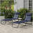 Folding Chaise Lounge Pool Chair Set Of 2, Patio Sun Tanning Chair, Outdoor Lounge Chair W/ Reclining Back, Pillow, Breathable Mesh & Bungee Seat For Beach