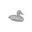 Crazy Metal Duck Figurine