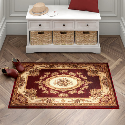 Colindale Le Petit Palais Red Traditional Rug