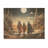 Bethlehems Bronze Christianism Landscape I - Christianity Wood Wall Art On Natural Pine Wood-1973985277