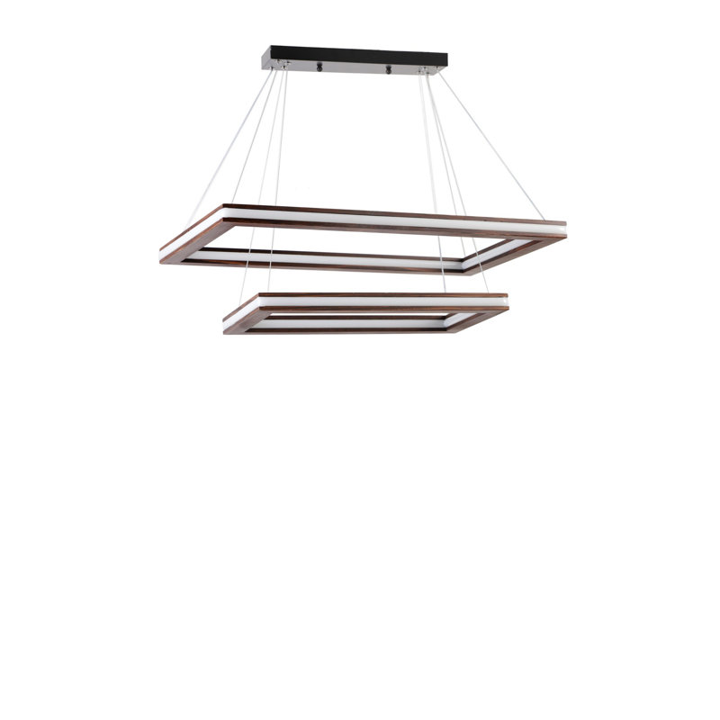 Chandle Chandelier, Walnut