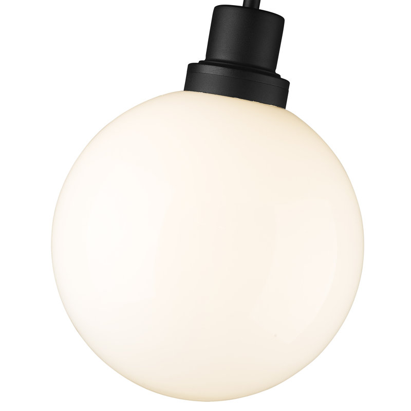 Ayres Outdoor Pendant, Frosted, 15" H x 12" W x 12" D