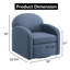 Fauteuil pivotant Edie Blue-546861976
