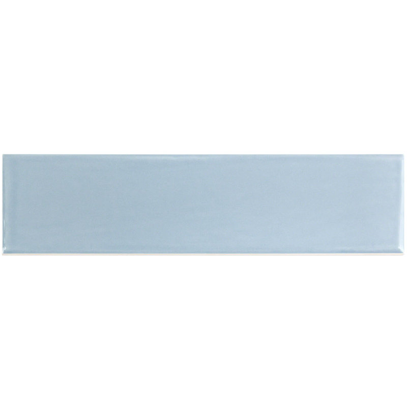 Manchester 3x12 Glossy Ceramic Subway Tile, Dew Blue