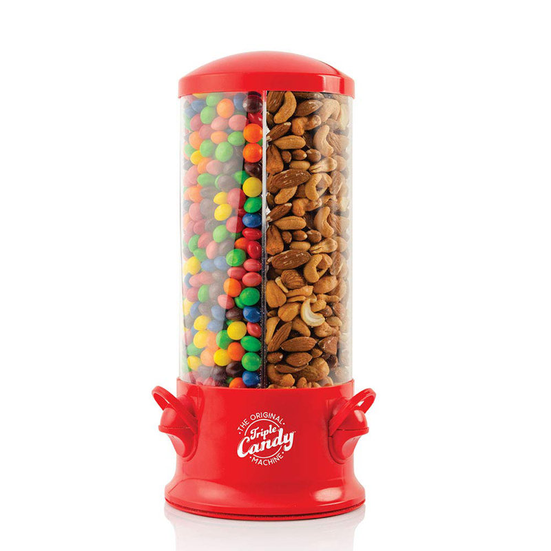 Cand Candy Dispenser, 5.75 X 12.00 X 5.75, Red