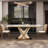 Italian style light luxury rectangular table-107125358
