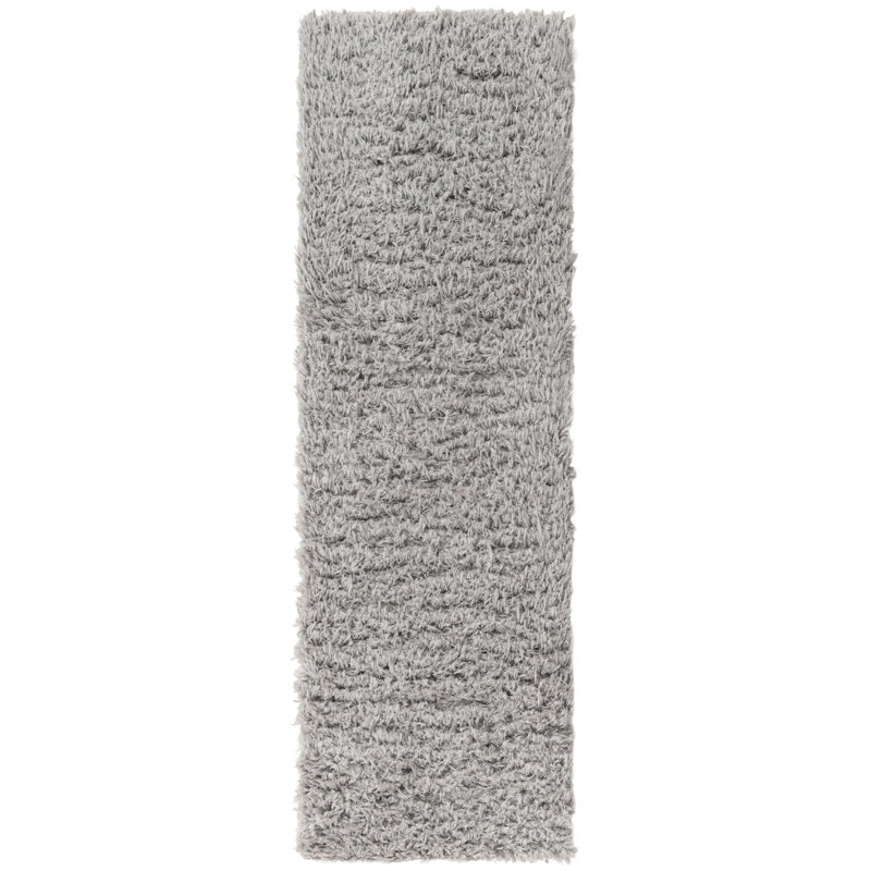 Tapis à poils longs Nickales, Tapis de couloir 2 pi x 6 pi 7 po