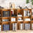 File Organizer Box With Lids, Portable Storage File Boxes With Plastic Slide, Hanging File Boxes Document Storage For School Home Office Supplies, Decorative Folders Storage System-1735750817