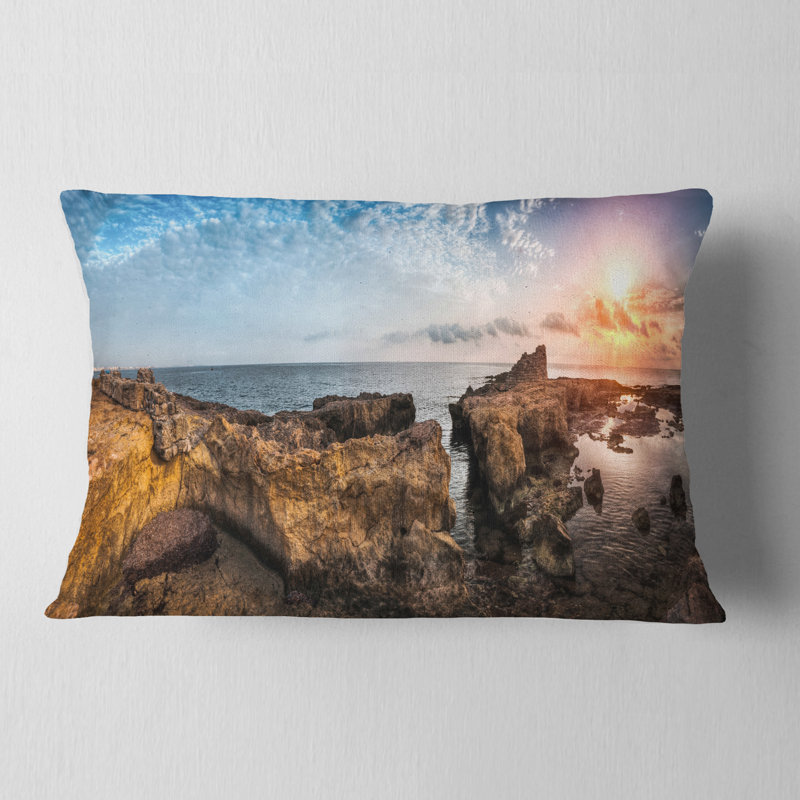 Coussin lombaire de mer beige de mer beige beach