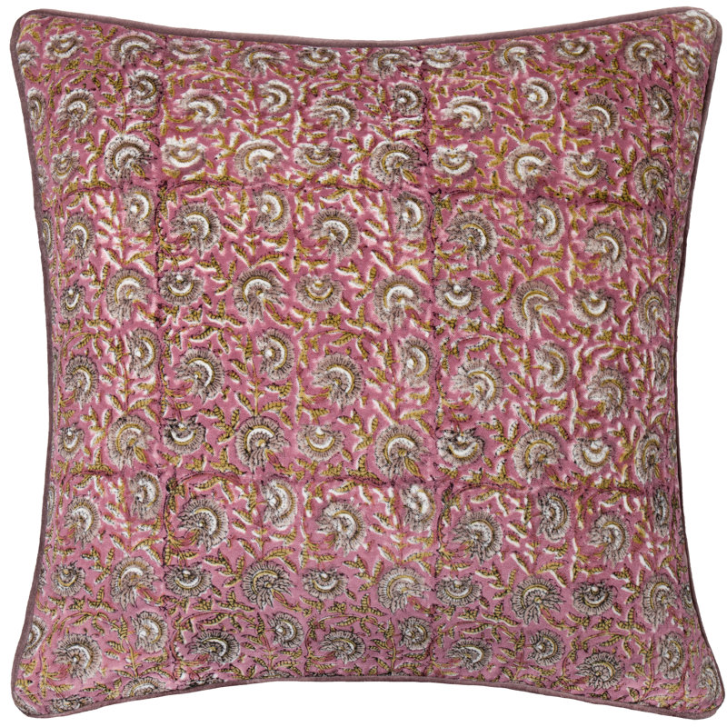 Chedworth Floral Square Cushion, Pink