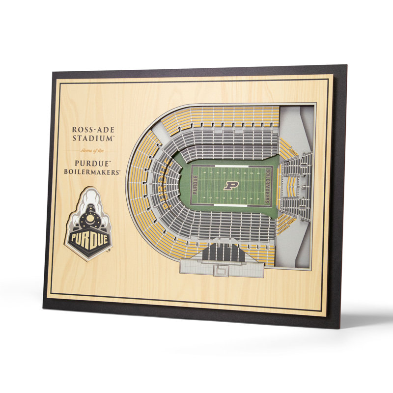 Handmade Wall Decor, Purdue Boilermakers Football