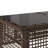 Ebern Designs 4 Piece Patio Sofa Set With Cushions Poly Rattan Glass-651574013-651574014