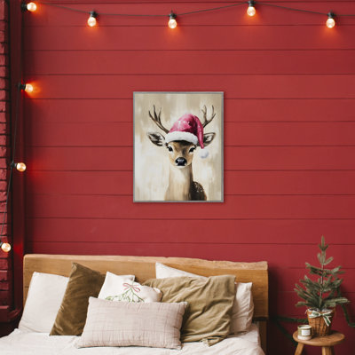 Bébé cerf de Noël, estampe numérique, conception par Arlington Prints