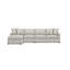 Kelsey Fabric 3 Pc Sectional-1479631431