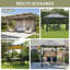 Rideaux à 4 panneaux latéraux pour pavillon de jardin, seulement rideaux-111656003-113300390