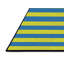Tapis jaune/bleu à motifs Artlone-321247397